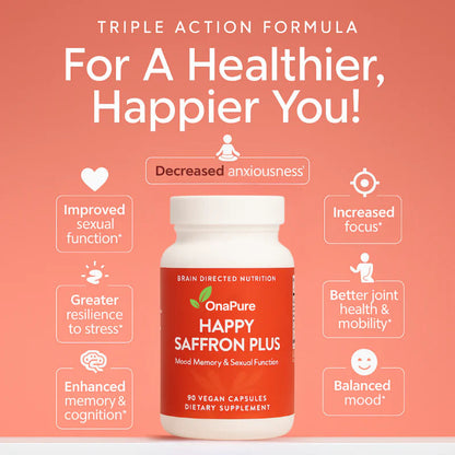Happy Saffron Plus | Feel Like Yourself Again