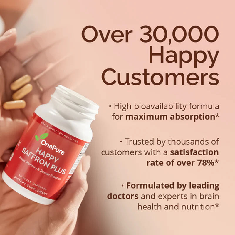Happy Saffron Plus | Feel Like Yourself Again