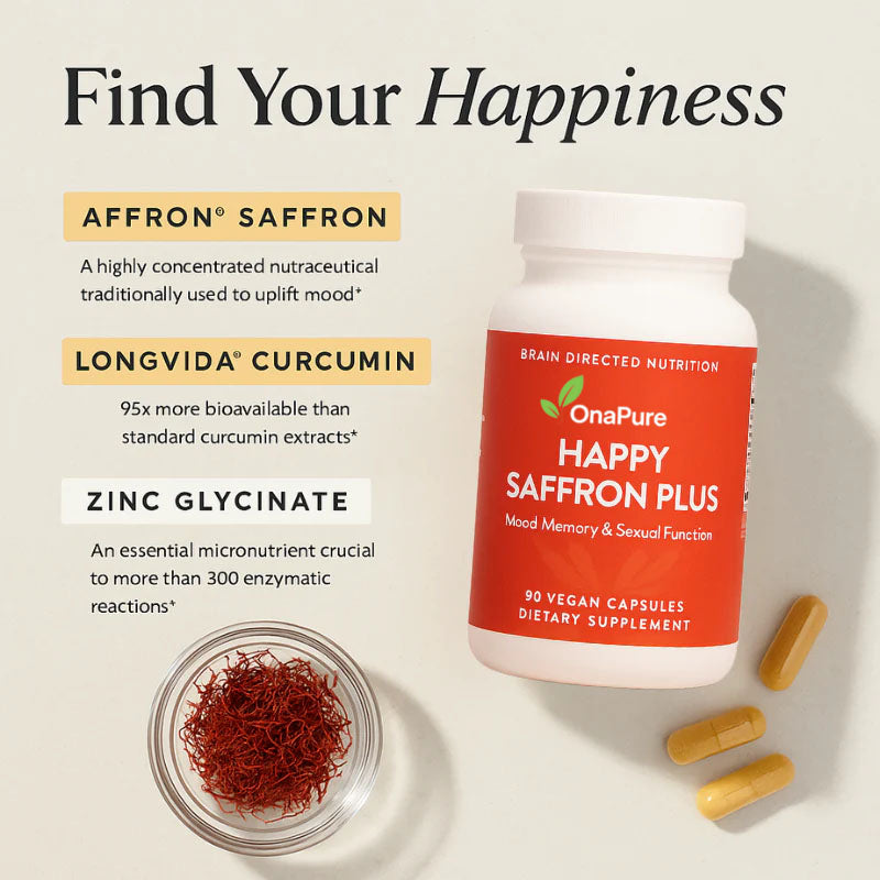 Happy Saffron Plus | Feel Like Yourself Again